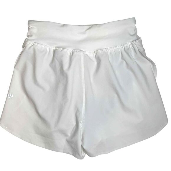 Lululemon Fast and Free Reflective High-Rise Classic-Fit Short 3" *White - Picture 5 of 11
